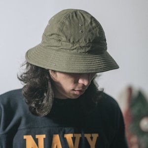 Bronson Daisy Mae Bucket Hat Olive Wide Brim